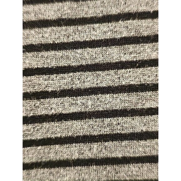 EILEEN FISHER Top Medium Tunic Stretch Tencel Terry Striped Long Sleeve Gray USA - Picture 5 of 11